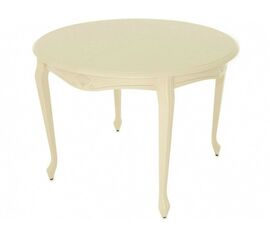 Стол «Кабриоль» круг (D 105), слоновая кость | Интернет магазин мебели и декора LifeDekor