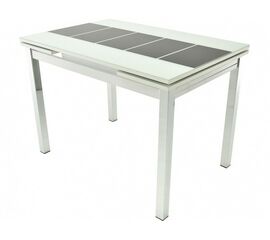 Стол «Шанхай» каре, бело-черный | Интернет магазин мебели и декора LifeDekor