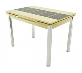 Стол «Шанхай» каре, бежево-коричневый | Интернет магазин мебели и декора LifeDekor