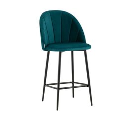 Стул полубарный Логан SN велюр изумрудный | Интернет магазин мебели и декора LifeDekor