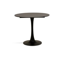 "Тюльпан" стол из HPL круглый Ø70см, цвет "серый гранит" | Интернет магазин мебели и декора LifeDekor