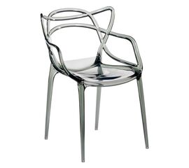 Стул Masters прозрачный серый | Интернет магазин мебели и декора LifeDekor