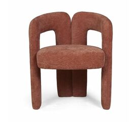 Полукресло Angie, шенилл Reef coral | Интернет магазин мебели и декора LifeDekor