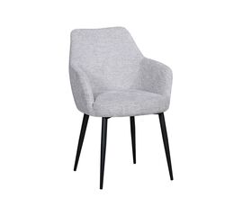 Стул обеденный Katys светло-серый рогожка | Интернет магазин мебели и декора LifeDekor