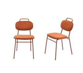 Комплект из 2-ух стульев MOLLY разборный терракотовый | Интернет магазин мебели и декора LifeDekor