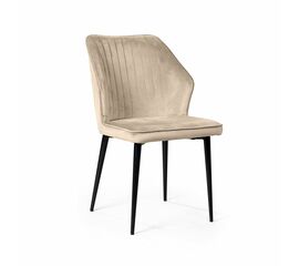 Стул Berg, бархат светло-бежевый 2 | Интернет магазин мебели и декора LifeDekor