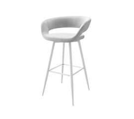 Комплект Стул полубарный Барни Р 700, b20 SILVER LUX/БЕЛЫЙ, | Интернет магазин мебели и декора LifeDekor