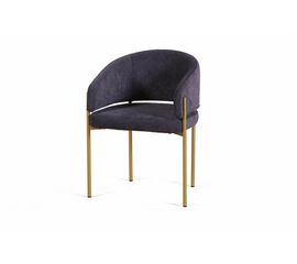 Стул Nicol, мех Plush 16 mistic  / опоры шампань | Интернет магазин мебели и декора LifeDekor