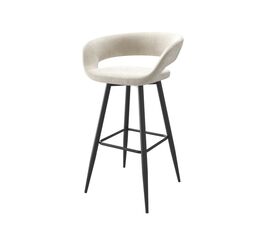 Комплект Стул полубарный Барни Р 700, Черный/CREAM LUX b03, | Интернет магазин мебели и декора LifeDekor