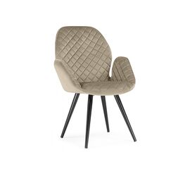 Стул Муат поворотное светло-коричневый / черный | Интернет магазин мебели и декора LifeDekor