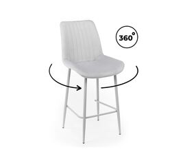 Барный стул Седа 360 светло-серый (zd 960) / серый np | Интернет магазин мебели и декора LifeDekor