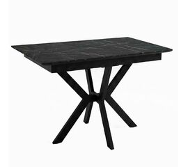 Стол DikLine DI100 Камень Пьетра Гриджиа чёрный/опоры черные (2уп.) | Интернет магазин мебели и декора LifeDekor