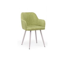 Стул на металлокаркасе Инфини зеленый (ocean 013) / серый | Интернет магазин мебели и декора LifeDekor