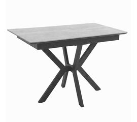 Стол DikLine DI100 Мрамор Кандела cветло-серый/опоры черные (2уп.) | Интернет магазин мебели и декора LifeDekor