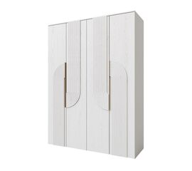 Шкаф «Монтиз» 4д КМК 1003.1, белый/ясень текстурный | Интернет магазин мебели и декора LifeDekor