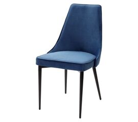 Стул NEPAL-P СИНИЙ #29, велюр/ черный каркас М-City | Интернет магазин мебели и декора LifeDekor