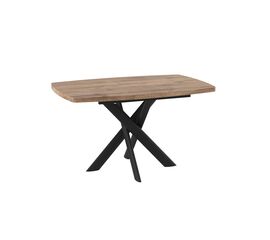 Стол Эдж, 110 Дуб Веллингтон/Чёрный | Интернет магазин мебели и декора LifeDekor