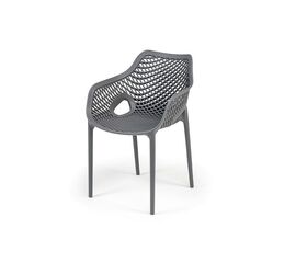 "Беллини" стул пластиковый, цвет темно-серый | Интернет магазин мебели и декора LifeDekor
