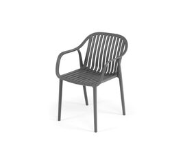 "Мохито" стул пластиковый, цвет темно-серый | Интернет магазин мебели и декора LifeDekor