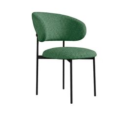 Стул DikLine 201 NS Pine зеленый, ножки черные | Интернет магазин мебели и декора LifeDekor