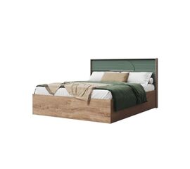 Кровать «Монтиз» 1РМ с п/м КМК 1003.22 160x200см, дуб мадура/эвкалипт | Интернет магазин мебели и декора LifeDekor