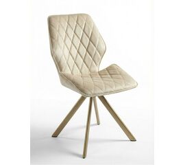 Стул Картьер поворотный, (тк. Венеция №2), ножки шампань | Интернет магазин мебели и декора LifeDekor