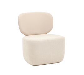 Кресло Спейс спинка экокожа, сиденье шенилл бежевый | Интернет магазин мебели и декора LifeDekor