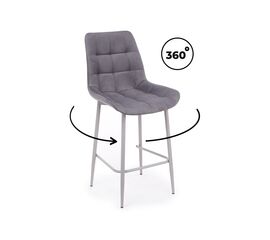 Барный стул Челси 360 темно-серый (zd 995) / серый np | Интернет магазин мебели и декора LifeDekor