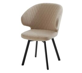 Стул ХИЛТОН 360 град., цвет B03 Бежевый, велюр / латте каркас М-City | Интернет магазин мебели и декора LifeDekor