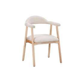 Стул обеденный Shredo бежевый шенилл светлое дерево 2 шт. | Интернет магазин мебели и декора LifeDekor