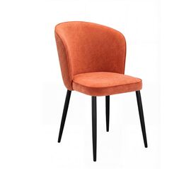 Стул DikLine 347 P09/L05 терракотовый, ножки черные | Интернет магазин мебели и декора LifeDekor