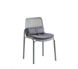 Стул Louran с подушкой серый | Интернет магазин мебели и декора LifeDekor