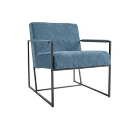 Кресло Алекс шенилл серо-голубой | Интернет магазин мебели и декора LifeDekor