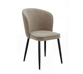 Стул DikLine 347 P03/L03 бежевый, ножки черные | Интернет магазин мебели и декора LifeDekor