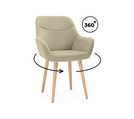 Стул деревянный Флюид 360 бежевый (zd 210) / светлое дерево | Интернет магазин мебели и декора LifeDekor