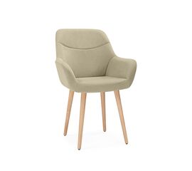 Стул деревянный Флюид бежевый (zd 210) / светлое дерево | Интернет магазин мебели и декора LifeDekor