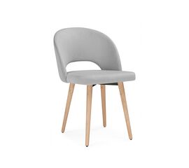 Стул деревянный Курбис светло-серый (zd 960) / светлое дерево | Интернет магазин мебели и декора LifeDekor