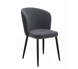Стул DikLine 347 P15/L15 серый, ножки черные | Интернет магазин мебели и декора LifeDekor
