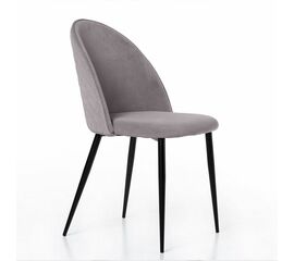 Стул Маркус, бархат светло-серый 26 | Интернет магазин мебели и декора LifeDekor