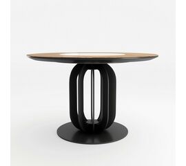 Стол круглый Сохо 120, керамика светлая матовая | Интернет магазин мебели и декора LifeDekor