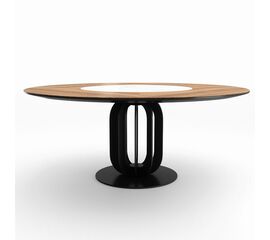 Стол круглый Сохо 180, керамика светлая матовая | Интернет магазин мебели и декора LifeDekor