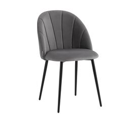 Стул Логан SN велюр серый | Интернет магазин мебели и декора LifeDekor