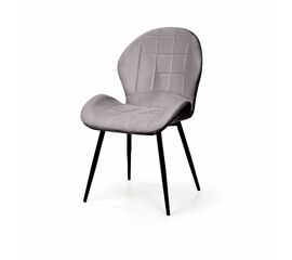 Стул Ральф, бархат светло-серый 26 | Интернет магазин мебели и декора LifeDekor