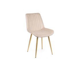 Стул на металлокаркасе Седа бежевый (zd 210) / золотой np | Интернет магазин мебели и декора LifeDekor