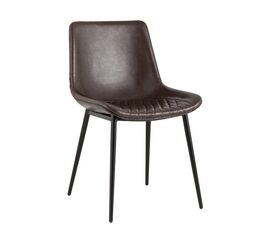 Стул Деймон экокожа коричневый | Интернет магазин мебели и декора LifeDekor