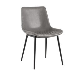 Стул Деймон экокожа серый | Интернет магазин мебели и декора LifeDekor