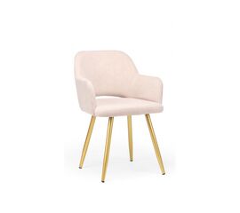 Стул на металлокаркасе Эолин латте (glory 10) / золотой | Интернет магазин мебели и декора LifeDekor