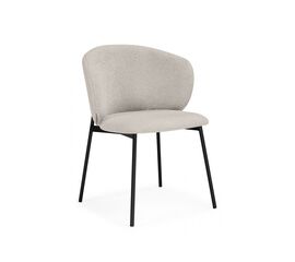 Стул на металлокаркасе Рикко бежевый (05 beige) / черный | Интернет магазин мебели и декора LifeDekor