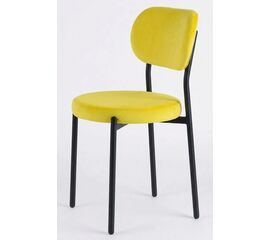 Стул ПАКО H-19 Желтый, велюр / черный каркас М-City | Интернет магазин мебели и декора LifeDekor