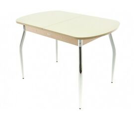 Стол «Ривьера» стекло СВ, молочный | Интернет магазин мебели и декора LifeDekor